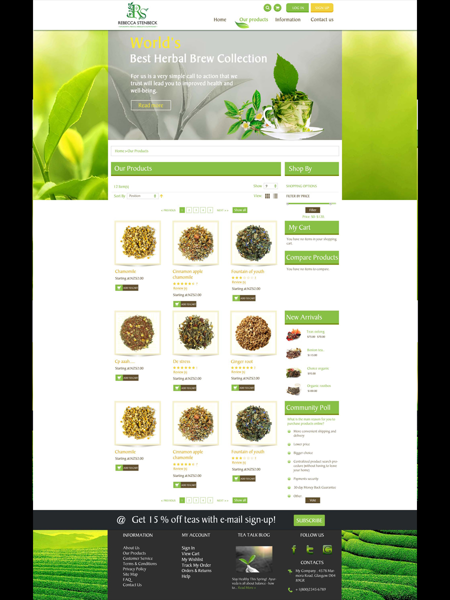 Diseño Web por shantanuc para este proyecto | Diseño #6023048