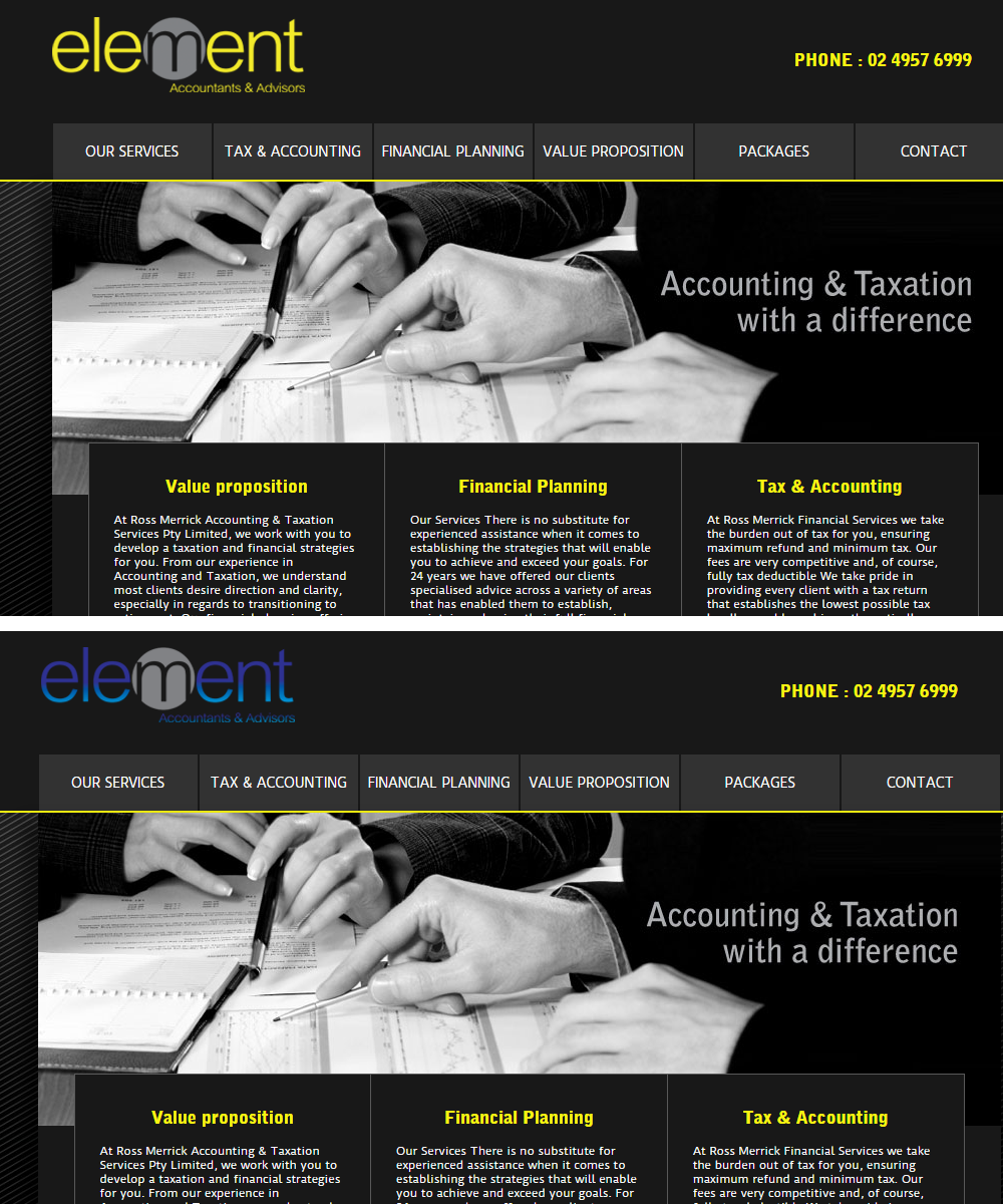 Logo Design by H4R5Z for Ross Merrick Accounting and Taxation Services | Design #6131439