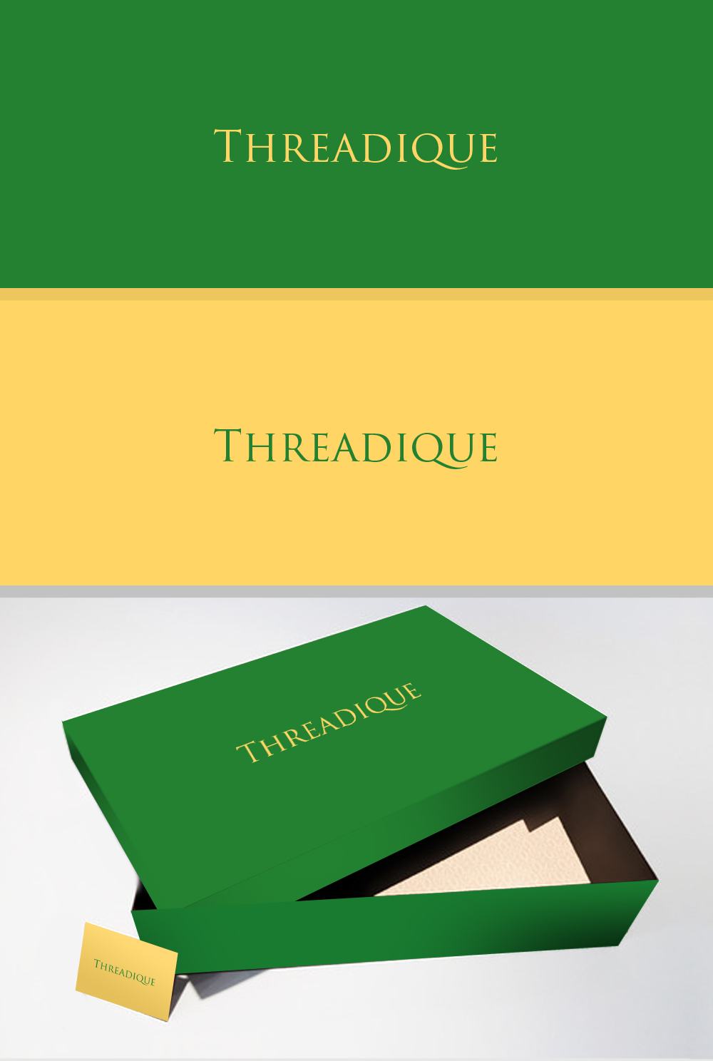 Packaging Design by Moustache-Graphics for Threadique Global Pty. Ltd | Design #6031472