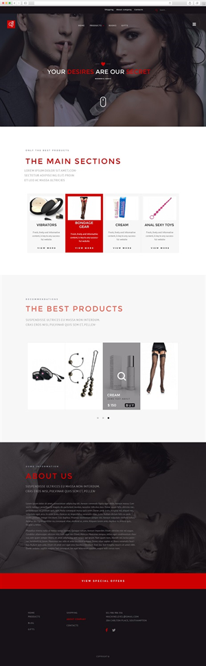 Web Design by dii for this project | Design: #6039309