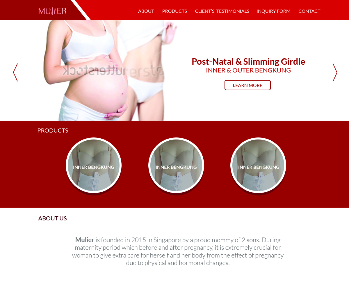 Web Design by Aleksander for Mulier | Design #6041780
