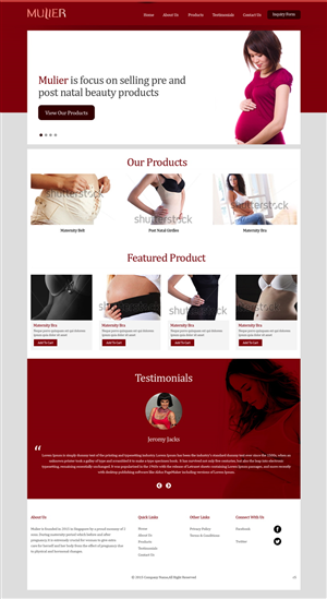 Web Design by pb for Mulier | Design: #6009062