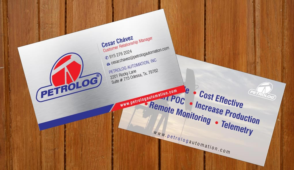 Business Card Design by Sbss for Petrolog | Design #1651515