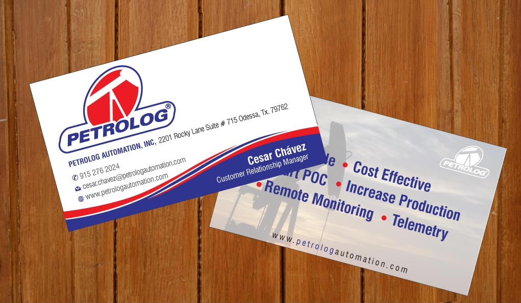 Business Card Design by Sbss for Petrolog | Design #1651518