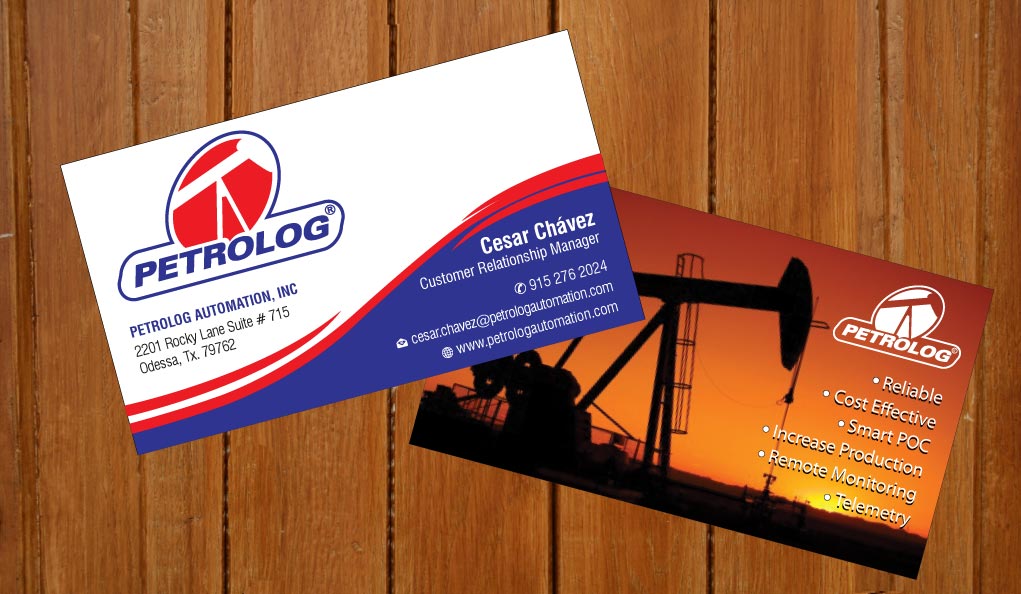 Business Card Design by Sbss for Petrolog | Design #1651520
