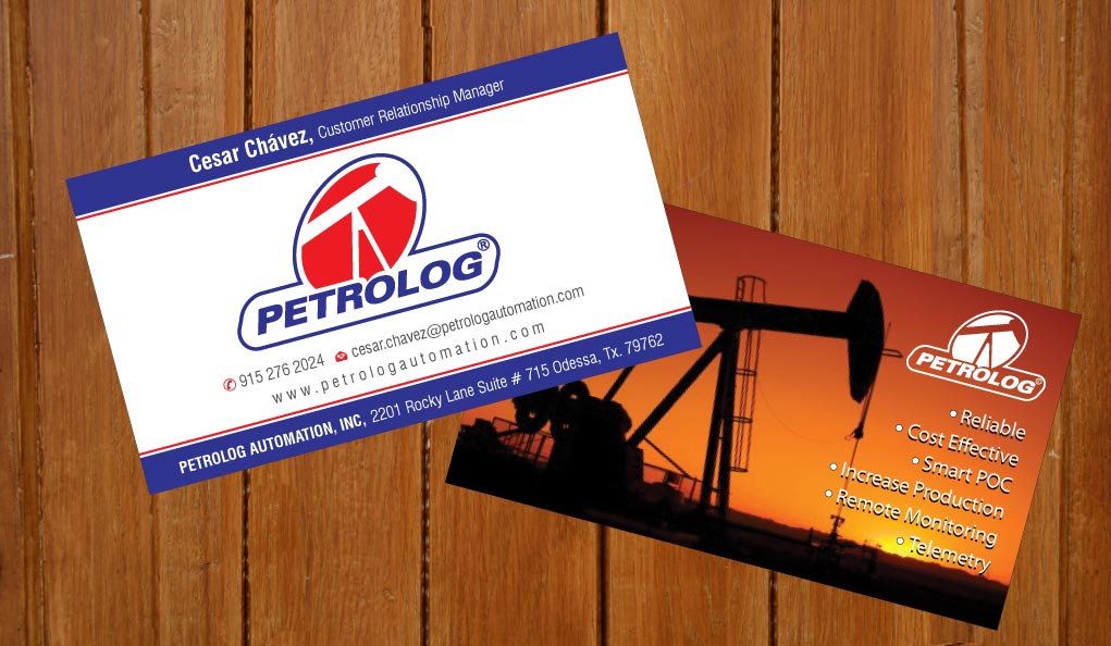 Business Card Design by Sbss for Petrolog | Design #1651522