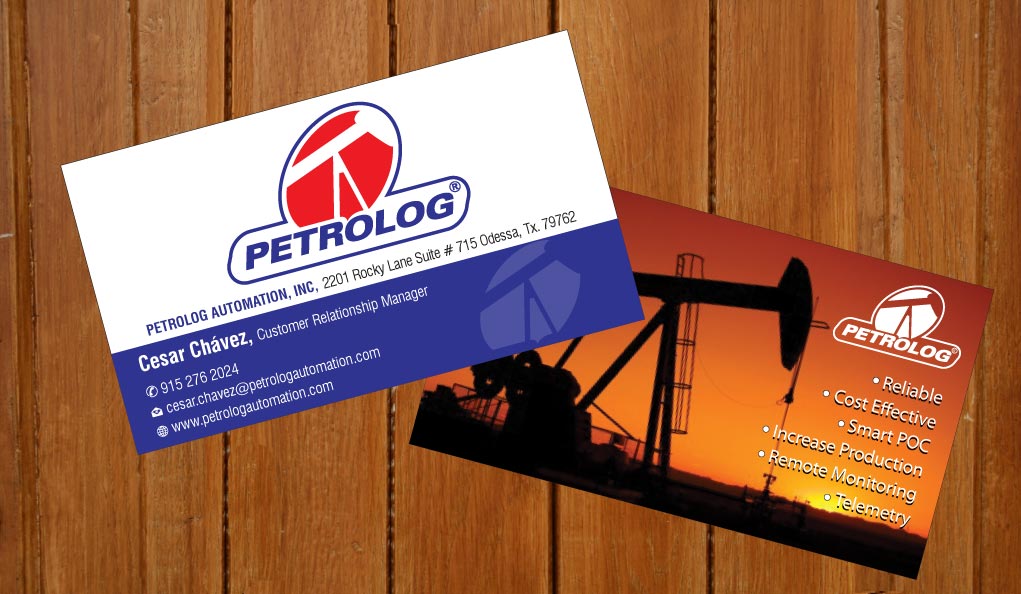 Business Card Design by Sbss for Petrolog | Design #1651533