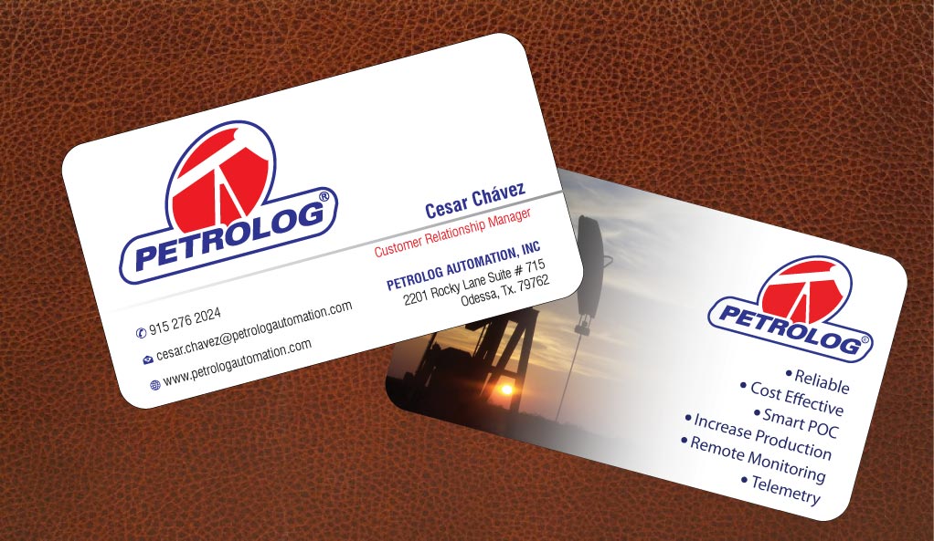 Business Card Design by Sbss for Petrolog | Design #1651535