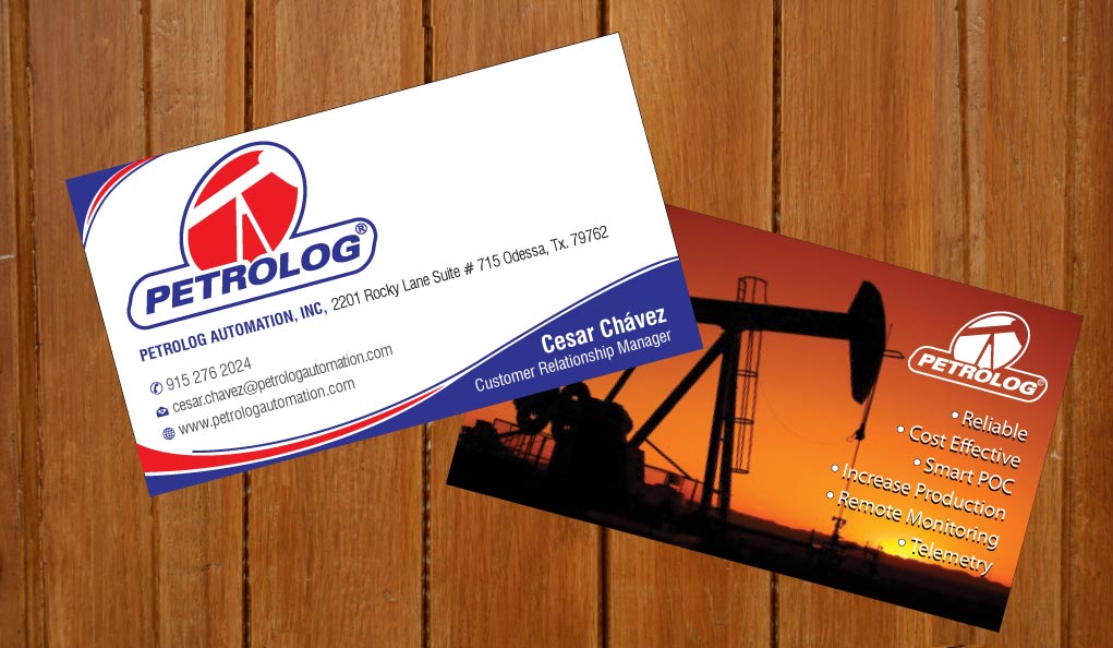 Business Card Design by Sbss for Petrolog | Design #1651540
