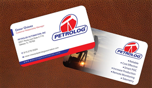 Business Card Design by Sbss for Petrolog | Design: #1651578
