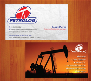 Business Card Design by Sbss for Petrolog | Design: #1652017