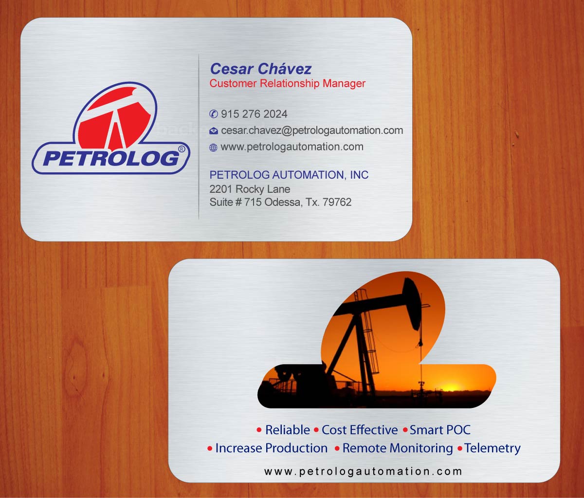 Business Card Design by Sbss for Petrolog | Design #1652020