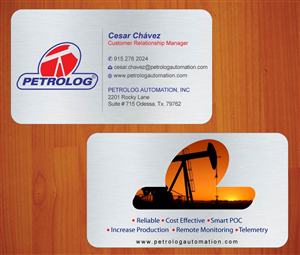 Business Card Design by Sbss for Petrolog | Design: #1652020