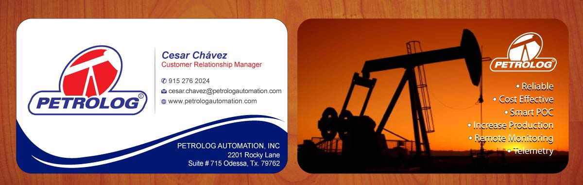 Business Card Design by Sbss for Petrolog | Design #1652024