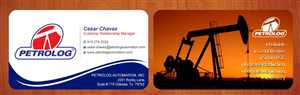 Business Card Design by Sbss for Petrolog | Design: #1652024
