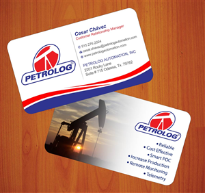 Business Card Design by Sbss for Petrolog | Design: #1652034