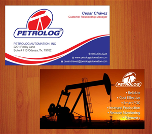 Business Card Design by Sbss for Petrolog | Design: #1652039