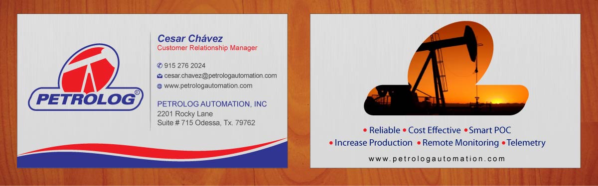 Business Card Design by Sbss for Petrolog | Design #1652041