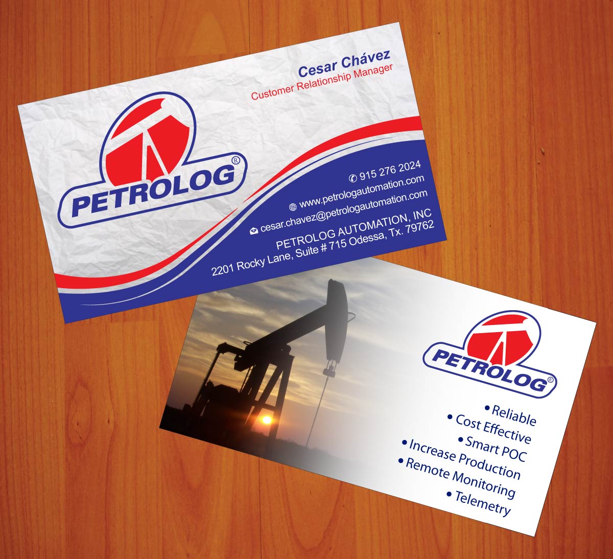 Business Card Design by Sbss for Petrolog | Design #1652045