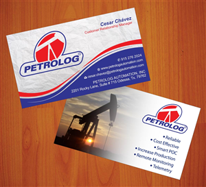 Business Card Design by Sbss for Petrolog | Design: #1652045