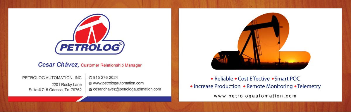 Business Card Design by Sbss for Petrolog | Design #1652047