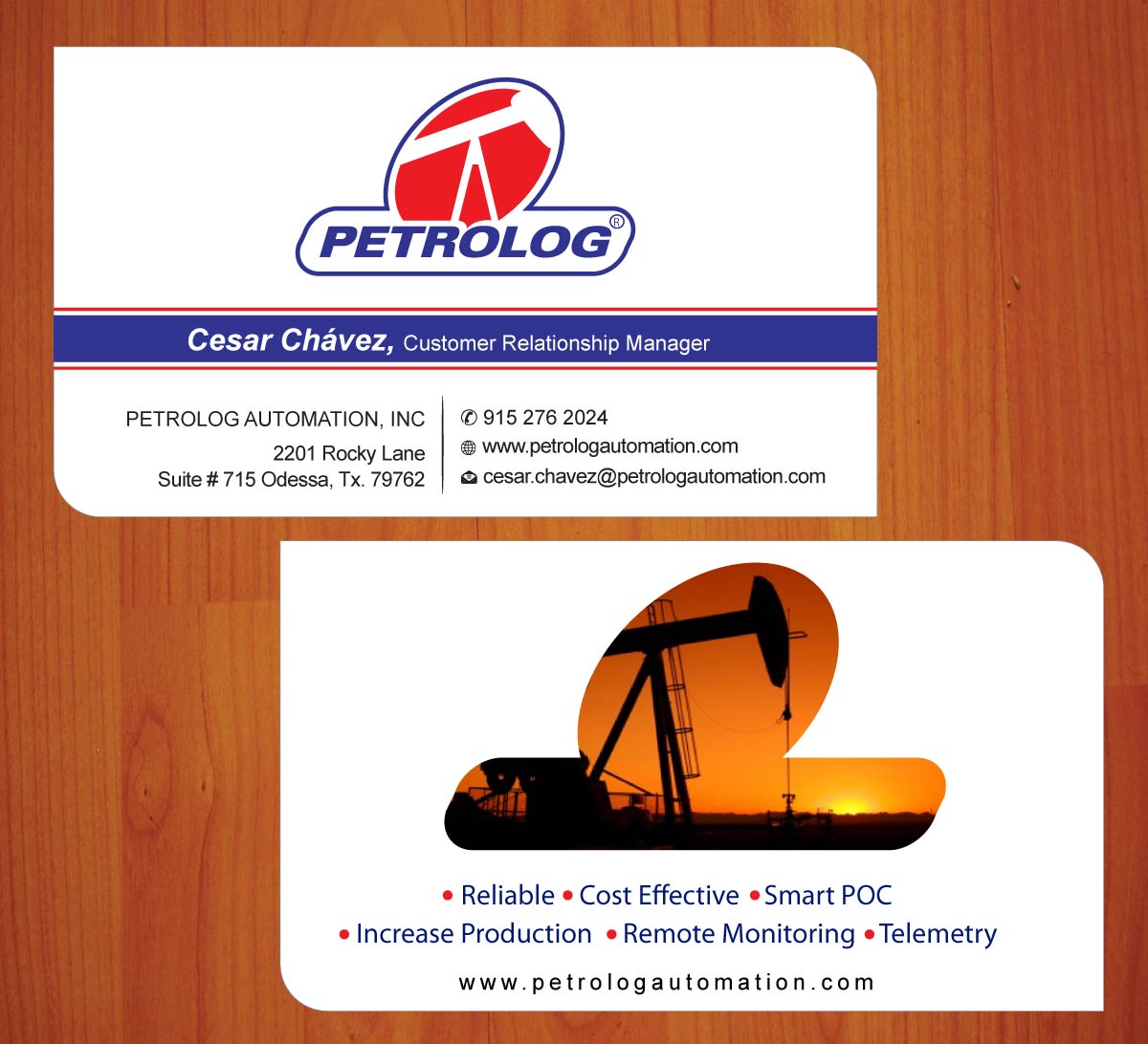 Business Card Design by Sbss for Petrolog | Design #1652063