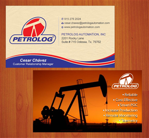 Business Card Design by Sbss for Petrolog | Design: #1652077
