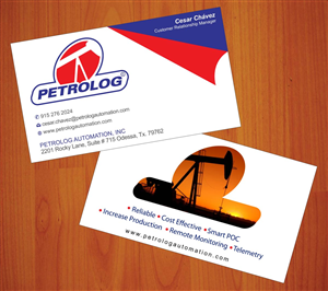 Business Card Design by Sbss for Petrolog | Design: #1652189