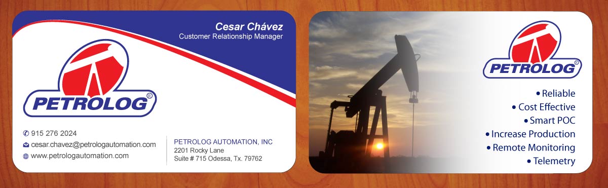 Business Card Design by Sbss for Petrolog | Design #1652197