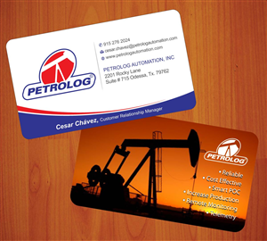 Business Card Design by Sbss for Petrolog | Design: #1652200
