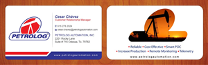 Business Card Design by Sbss for Petrolog | Design: #1652202