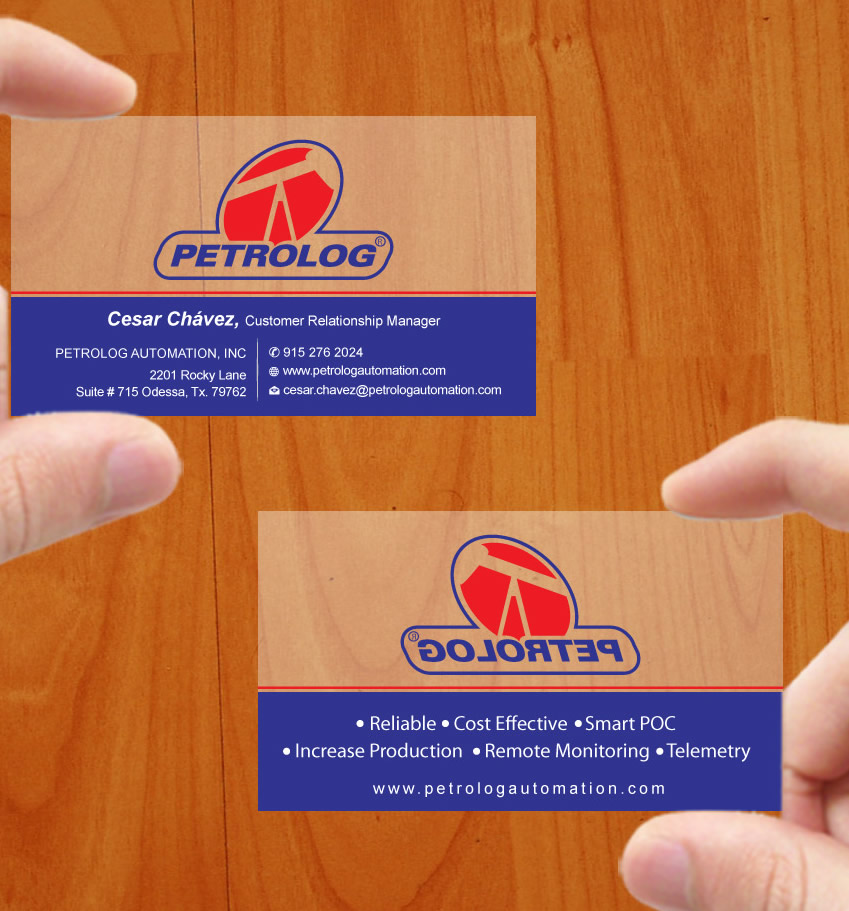 Business Card Design by Sbss for Petrolog | Design #1652281