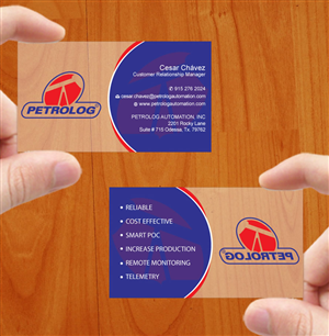 Business Card Design by Sbss for Petrolog | Design: #1652289