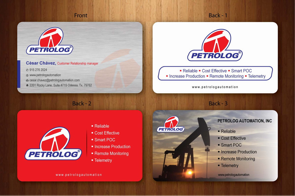 Business Card Design by Sbss for Petrolog | Design #1654037