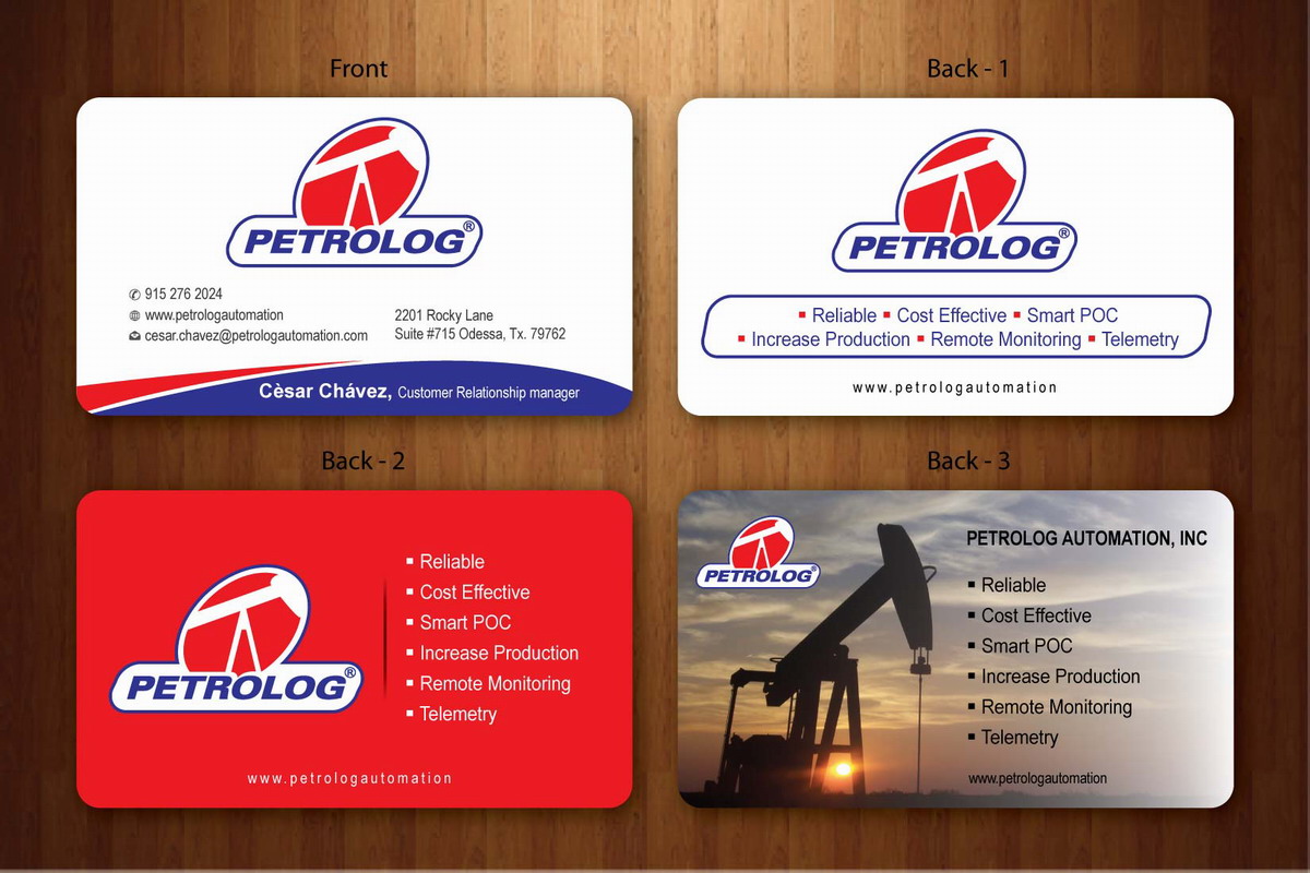 Business Card Design by Sbss for Petrolog | Design #1654039