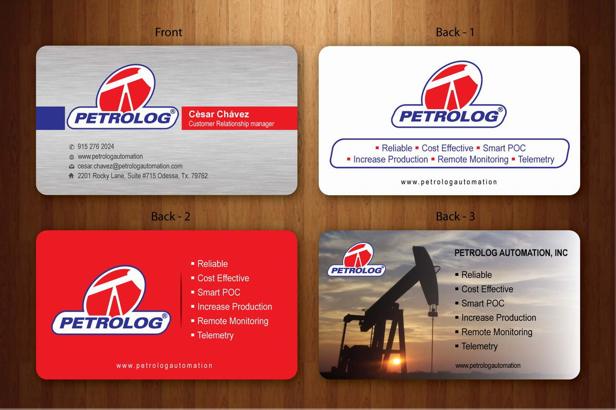 Business Card Design by Sbss for Petrolog | Design #1654059
