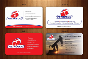 Business Card Design by Sbss for Petrolog | Design: #1654061