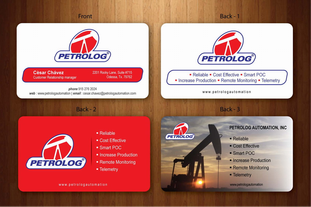 Business Card Design by Sbss for Petrolog | Design #1654063