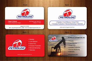 Business Card Design by Sbss for Petrolog | Design: #1654064