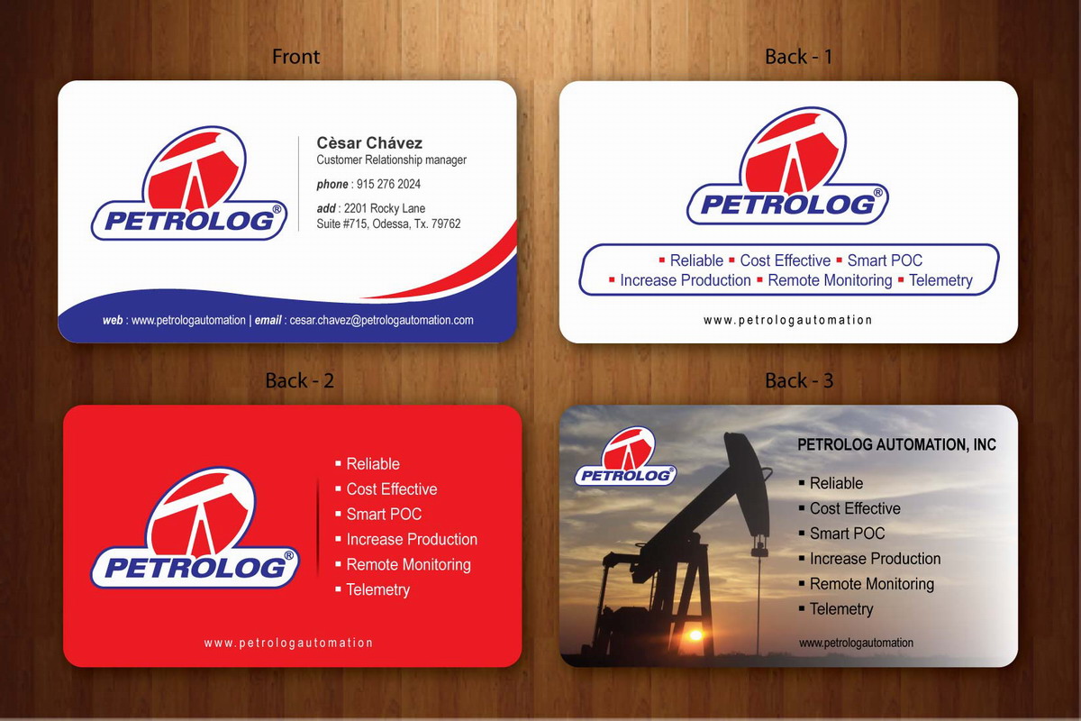 Business Card Design by Sbss for Petrolog | Design #1654069