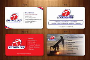 Business Card Design by Sbss for Petrolog | Design: #1654072