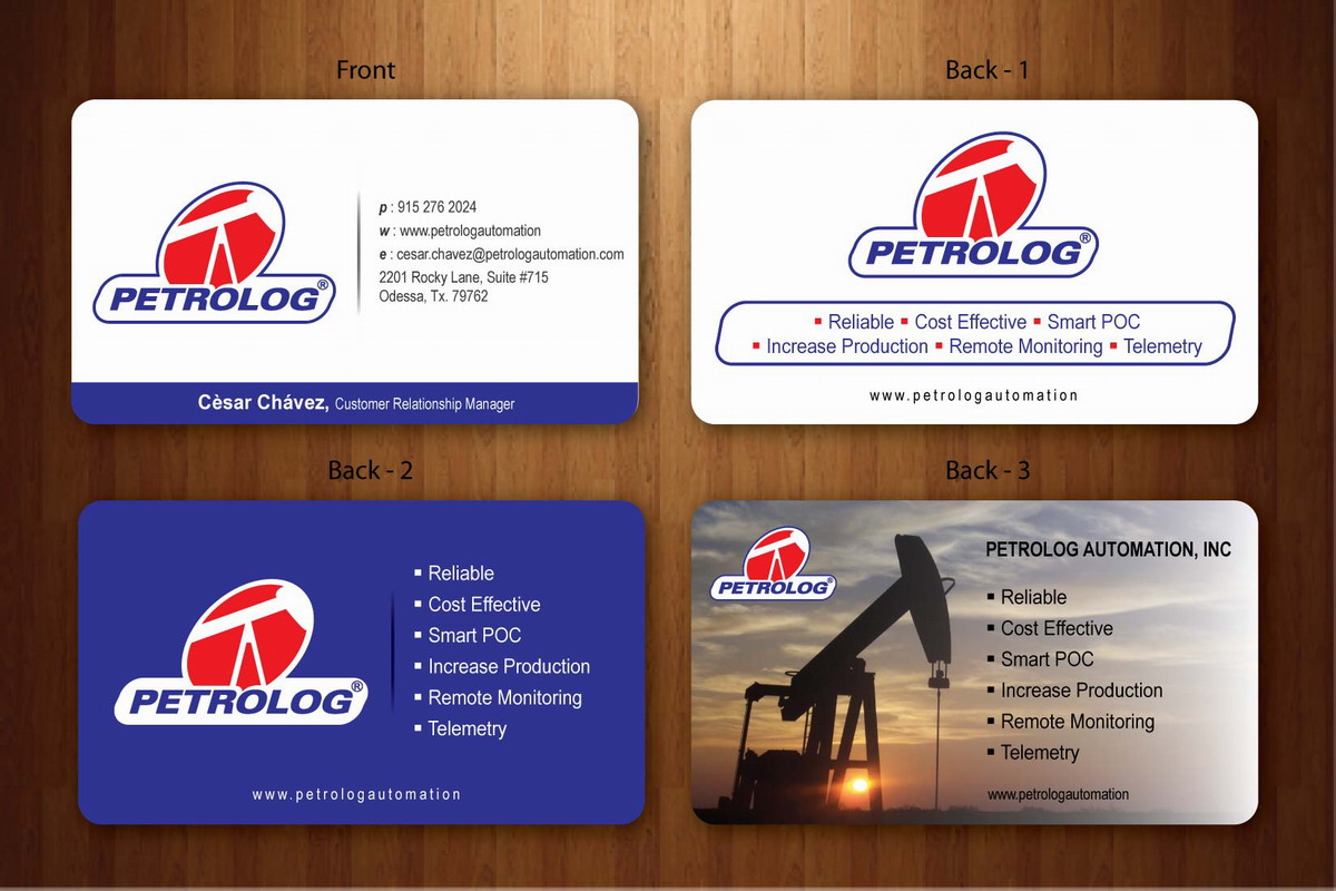 Business Card Design by Sbss for Petrolog | Design #1654079