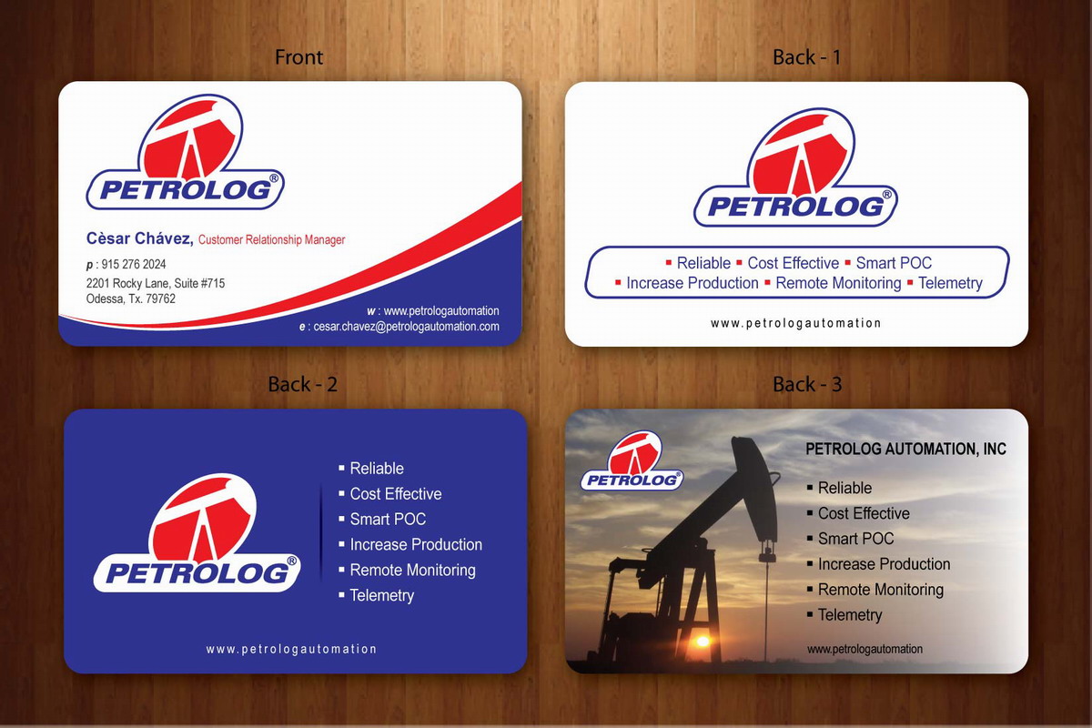 Business Card Design by Sbss for Petrolog | Design #1654113