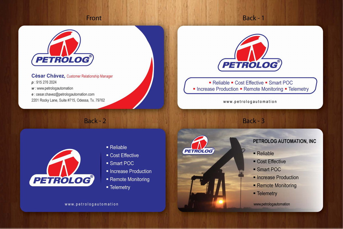 Business Card Design by Sbss for Petrolog | Design #1654115
