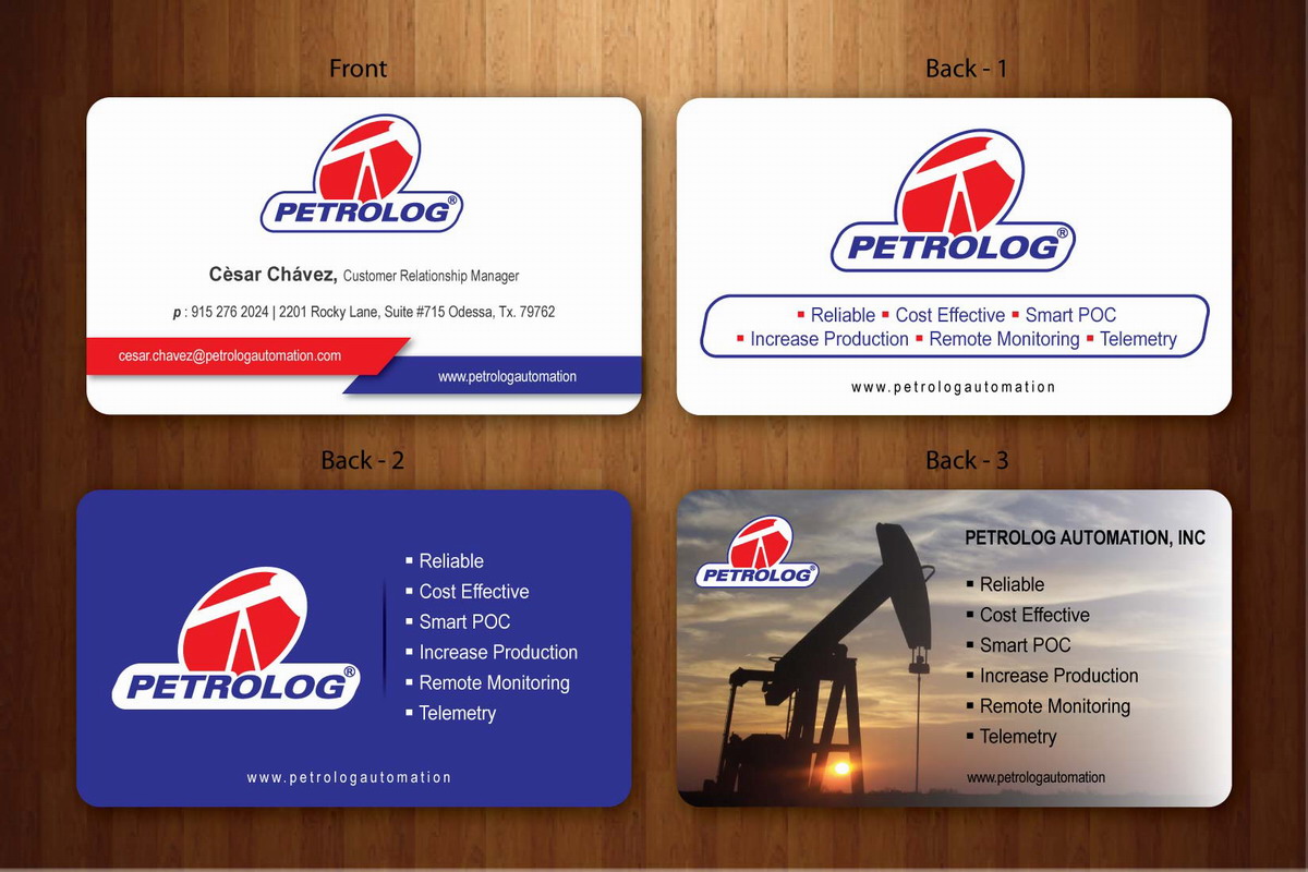 Business Card Design by Sbss for Petrolog | Design #1654130