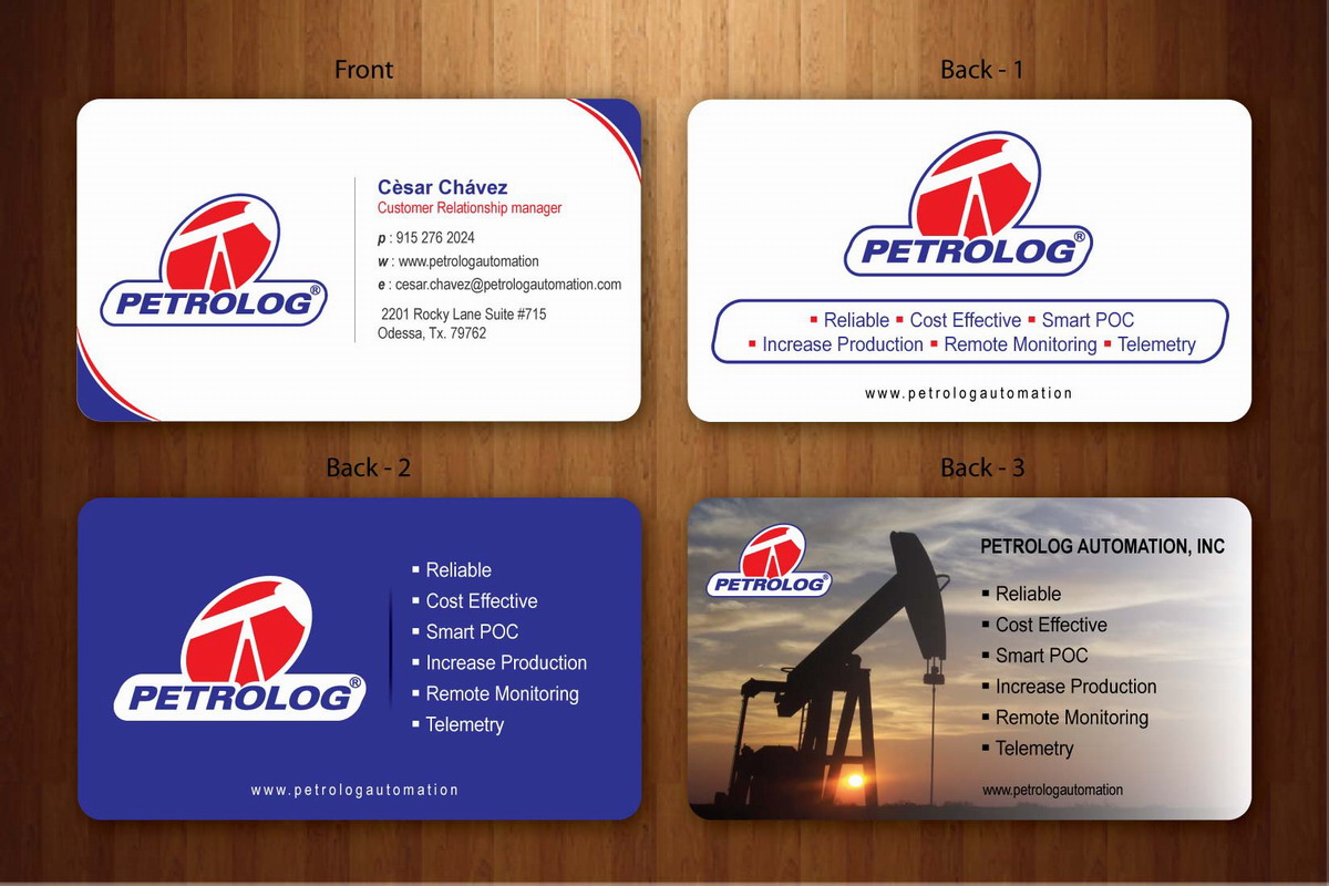 Business Card Design by Sbss for Petrolog | Design #1654137