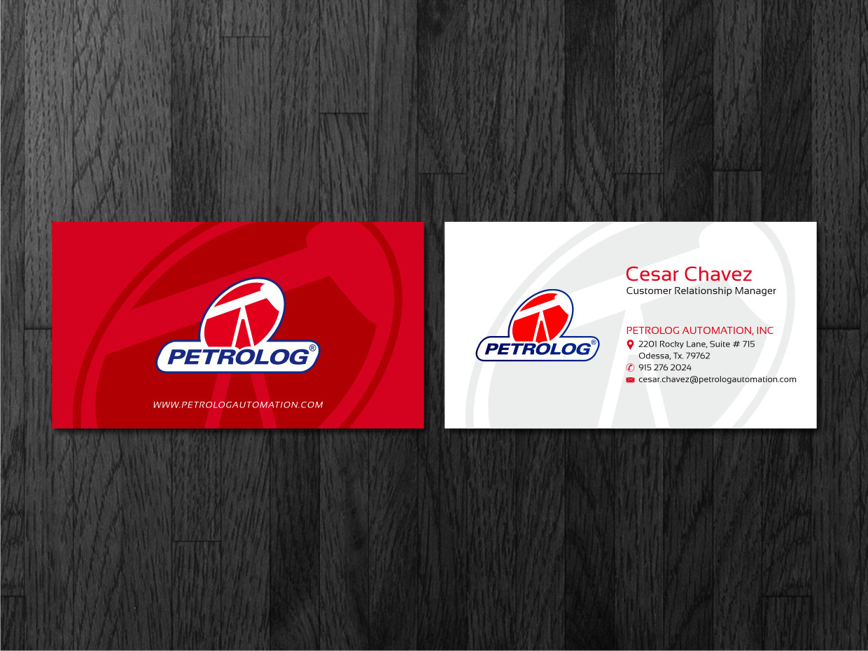 Business Card Design by Atvento Graphics for Petrolog | Design #1639409