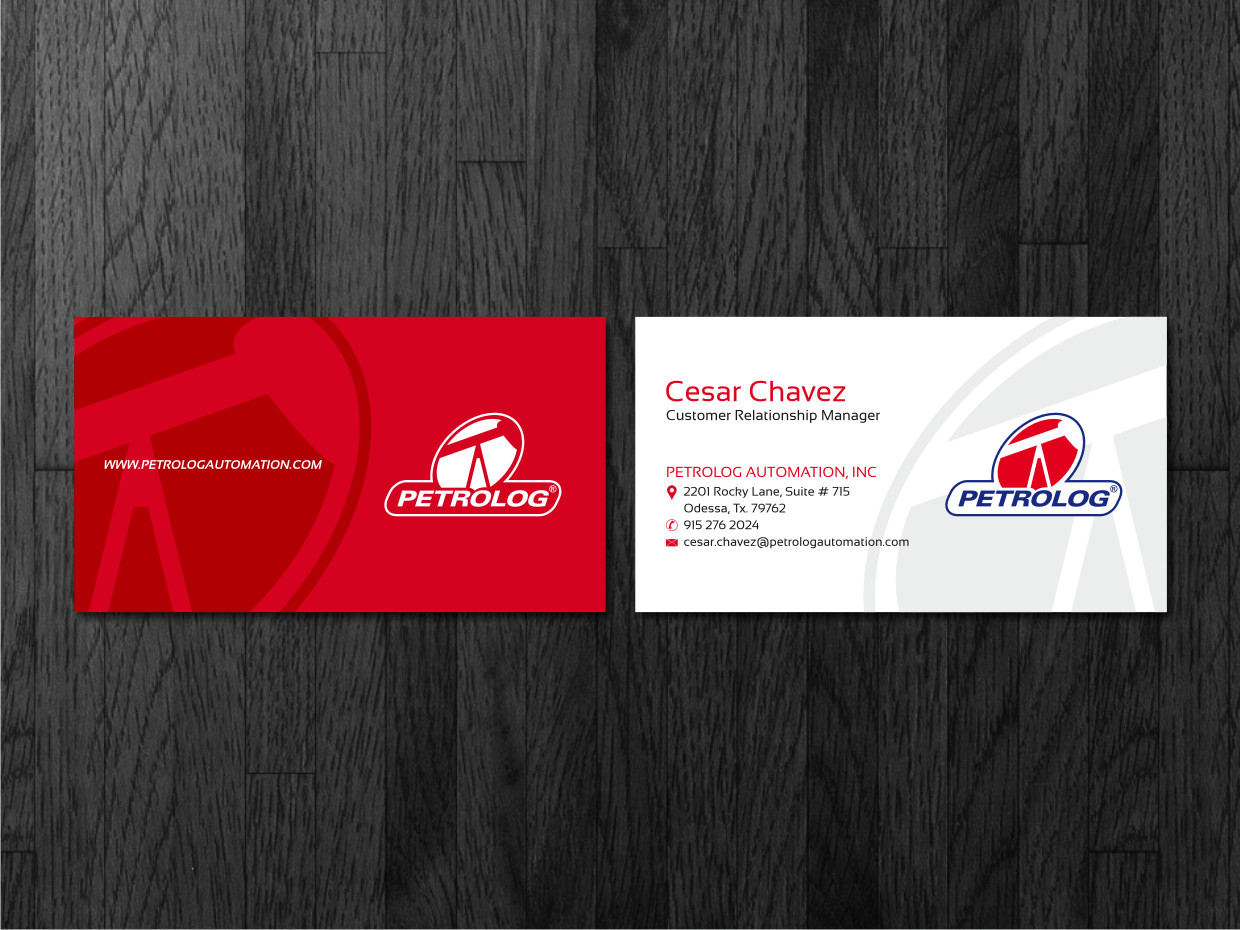 Business Card Design by Atvento Graphics for Petrolog | Design #1639417