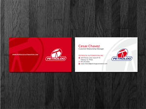 Business Card Design by Atvento Graphics for Petrolog | Design: #1639417