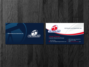 Business Card Design by Atvento Graphics for Petrolog | Design: #1641947